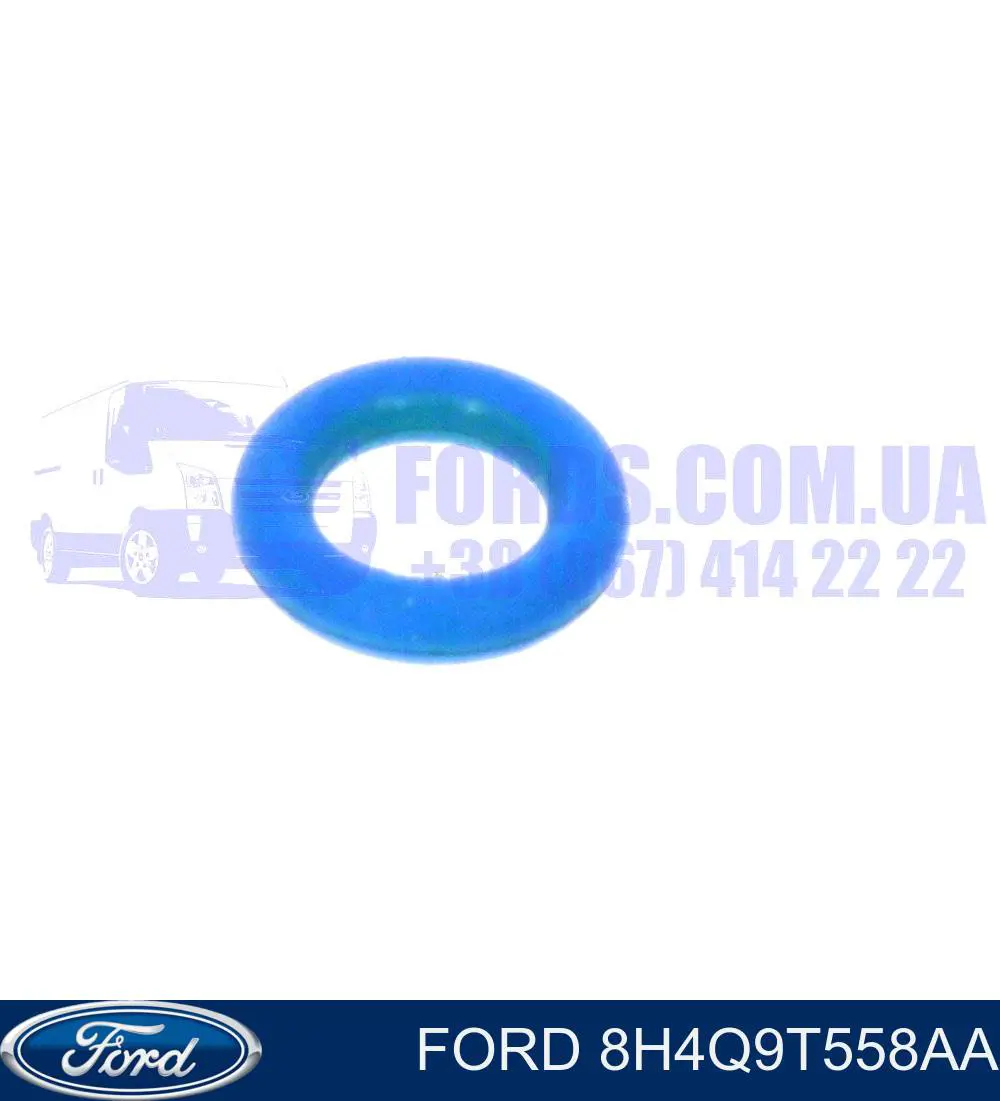 8H4Q9T558AA Ford Vedante anular de tubo de ligação de retorno de mangueira do injetor