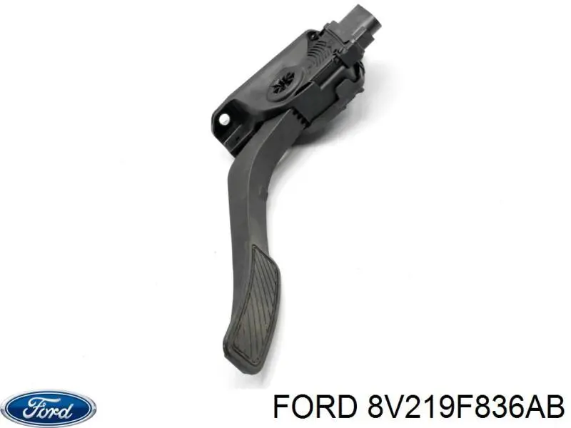 8V219F836AB Ford Pedal de gás (de acelerador)