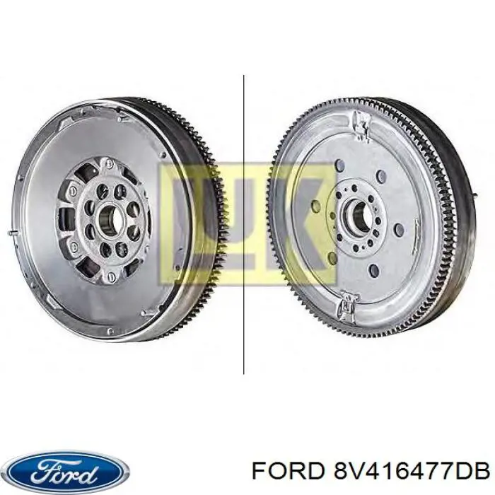 8V416477DB Ford Volante de motor