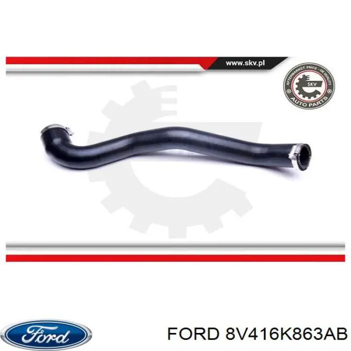 8V416K863AB Ford Mangueira (cano derivado) de intercooler