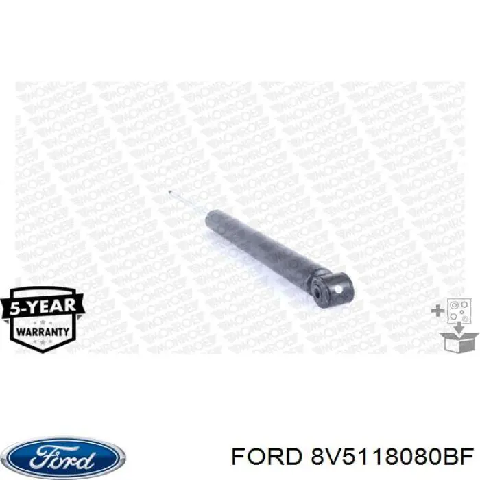 Compre 8V5118080BF Ford Amortecedor traseiro