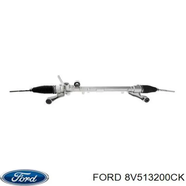 8V513200CK Ford Cremalheira da direção