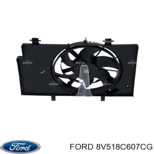 Difusor do radiador de esfriamento, montado com motor e roda de aletas Ford 8V518C607CG preço, a partir de 106,25 USD