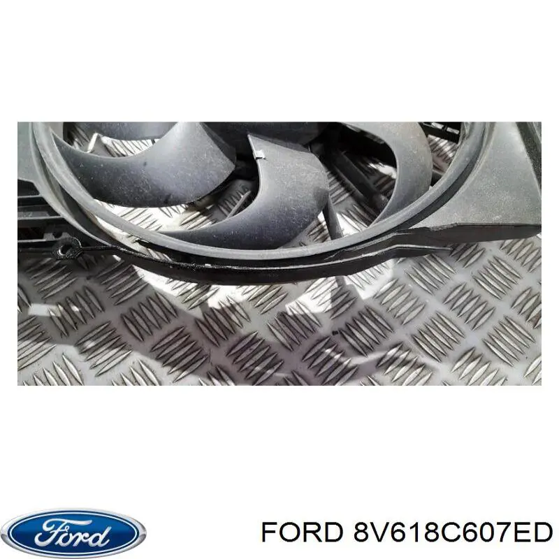 Difusor do radiador de esfriamento, montado com motor e roda de aletas Ford 8V618C607ED preço, a partir de 126,21 USD