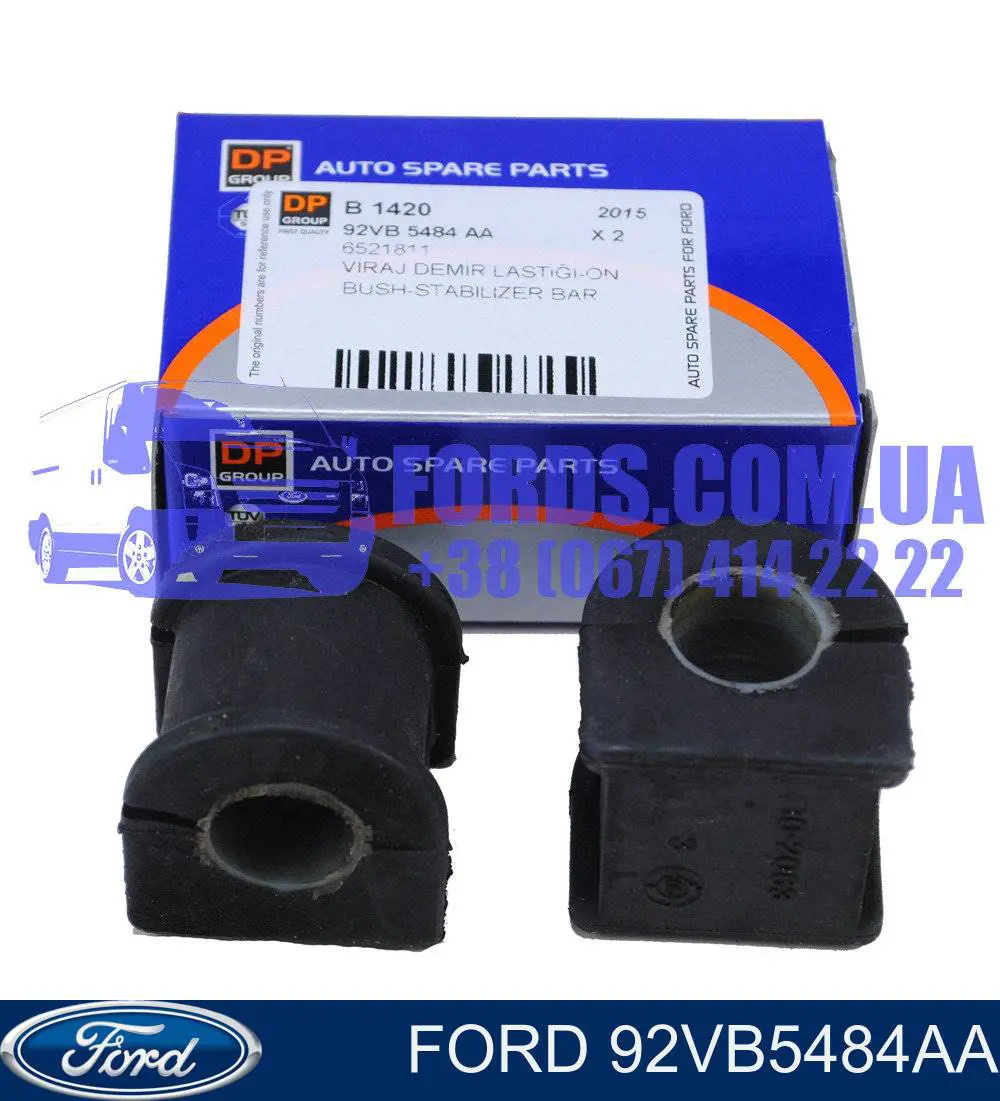 92VB5484AA Ford Bucha de estabilizador dianteiro
