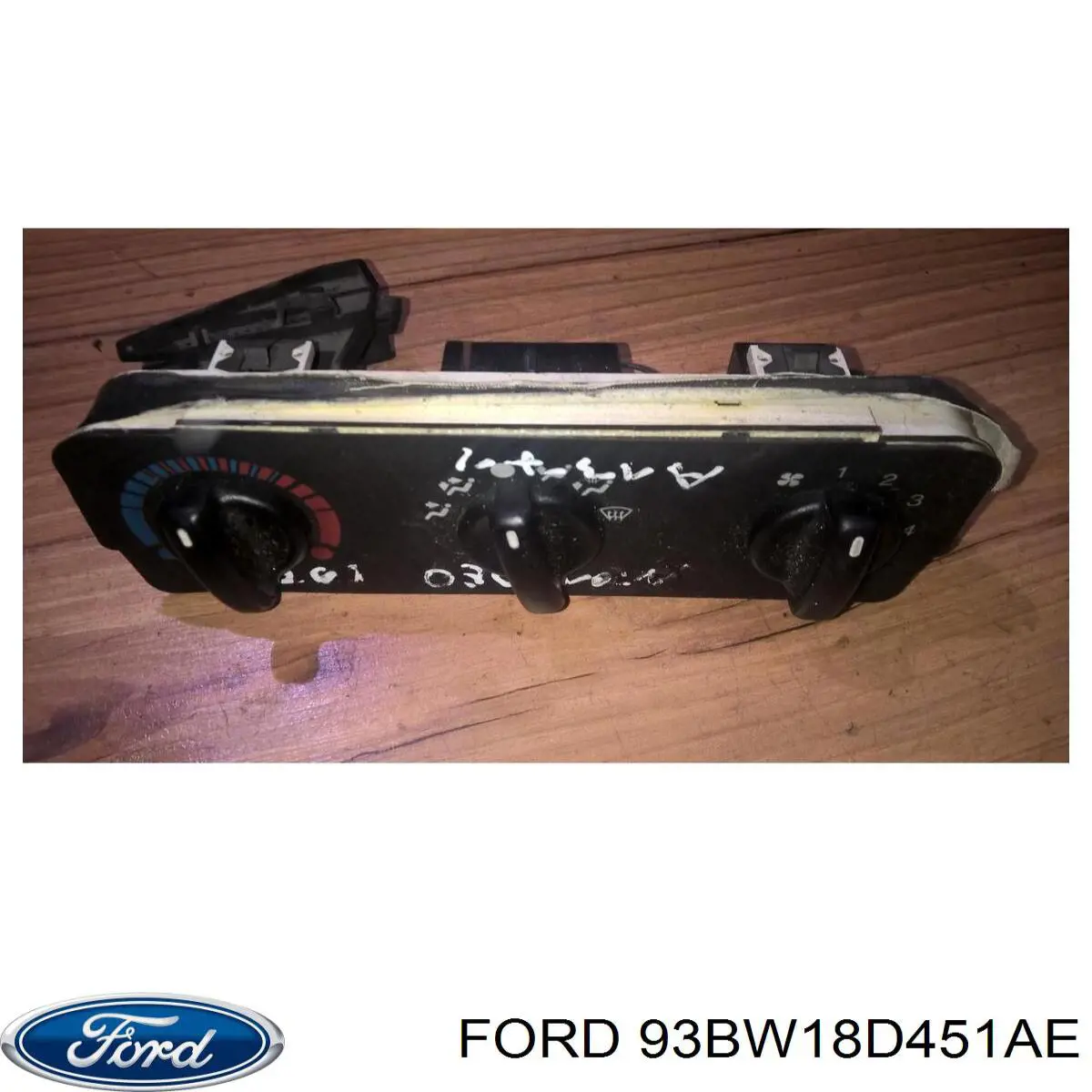 Unidade de controlo dos modos de aquecimento/condicionamento Ford Mondeo I GBP