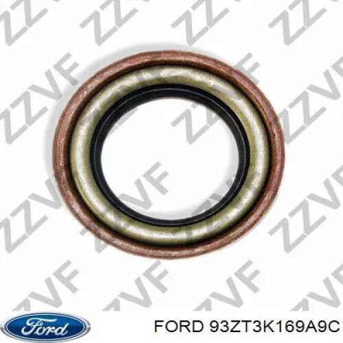 93ZT3K169A9C Ford Bucim do semieixo esquerdo do eixo dianteiro