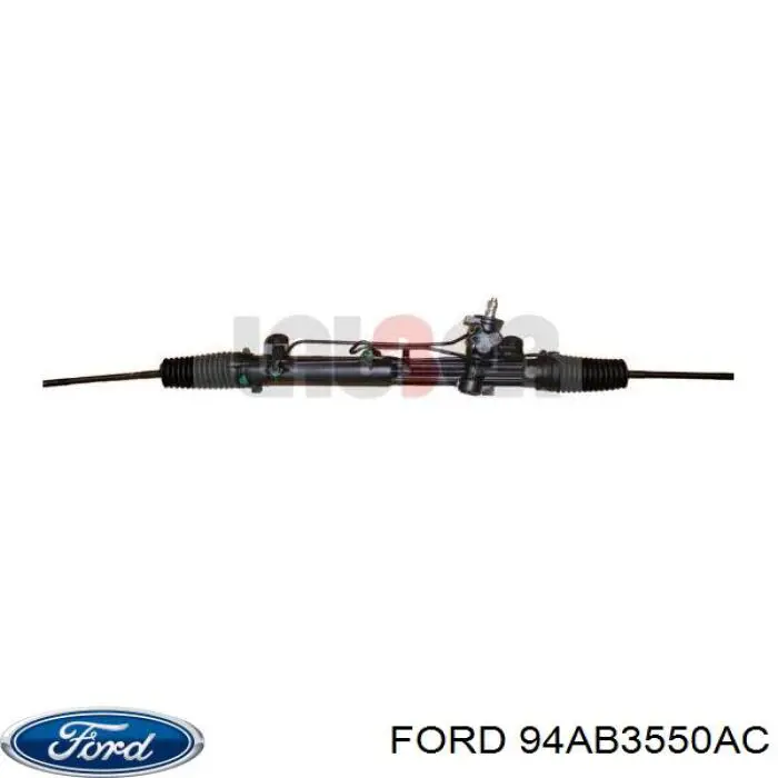 94AB3550AC Ford Cremalheira da direção