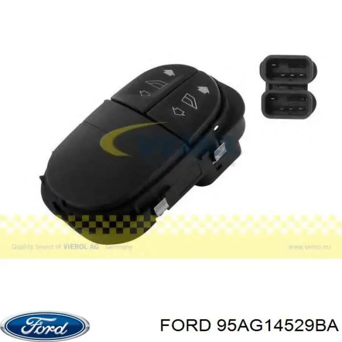 Unidade de botões dianteira esquerda de controlo de elevador de vidro Ford 95AG14529BA preço, a partir de 37,46 USD