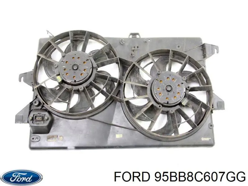 Difusor do radiador de esfriamento, montado com motor e roda de aletas Ford 95BB8C607GG preço, a partir de 86,83 USD