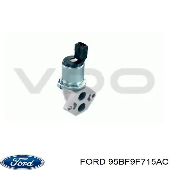 Compre 95BF9F715AC Ford Válvula (regulador) de marcha a vácuo