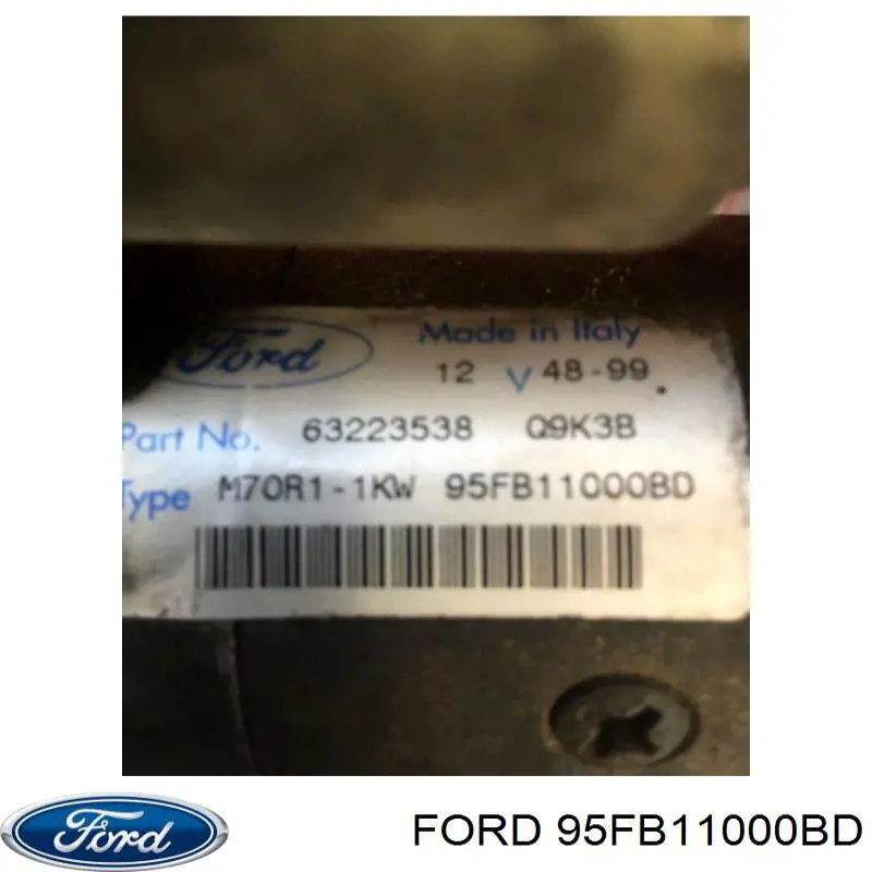 Compre 95FB11000BD Ford Motor de arranco