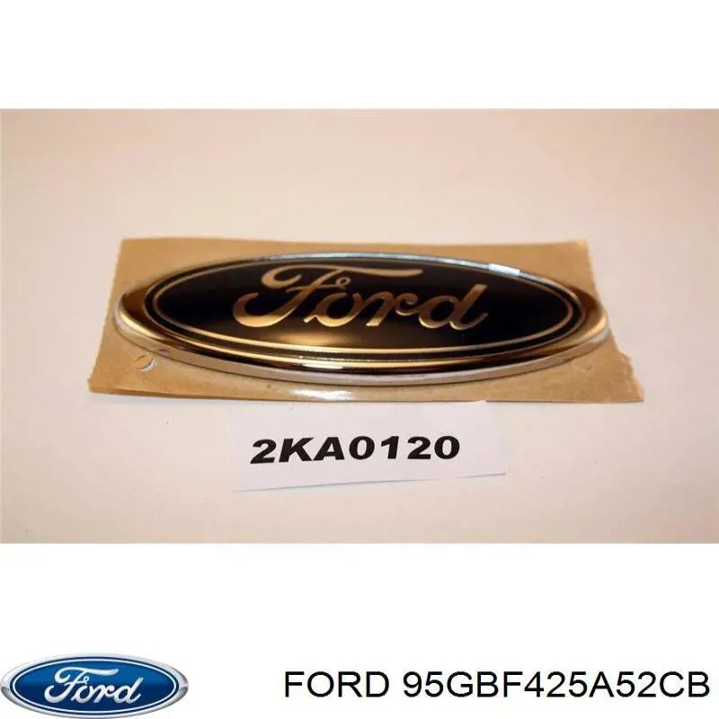 Compre 7274254 Ford Emblema de tampa de porta-malas (emblema de firma)