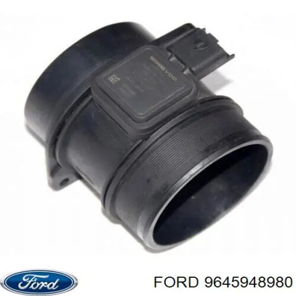 9645948980 Ford Sensor de fluxo (consumo) de ar, medidor de consumo M.A.F. - (Mass Airflow)
