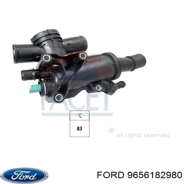 9656182980 Ford Caixa do termostato