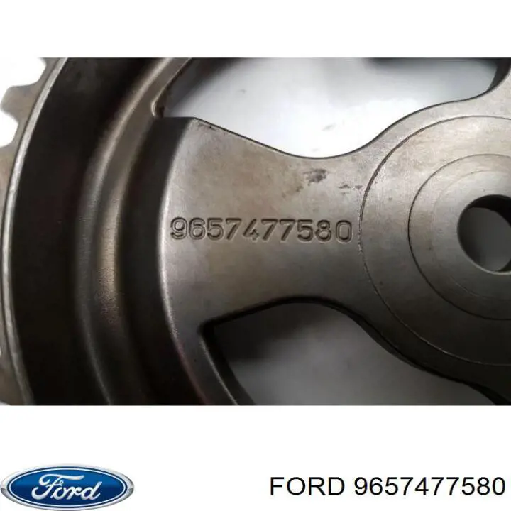 Compre 9657477580 Ford Engrenagem de cadeia da roda dentada da árvore distribuidora de motor
