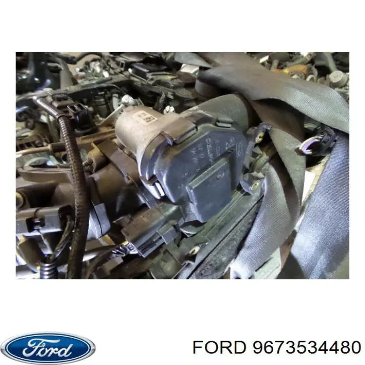 9673534480 Ford Válvula de borboleta montada