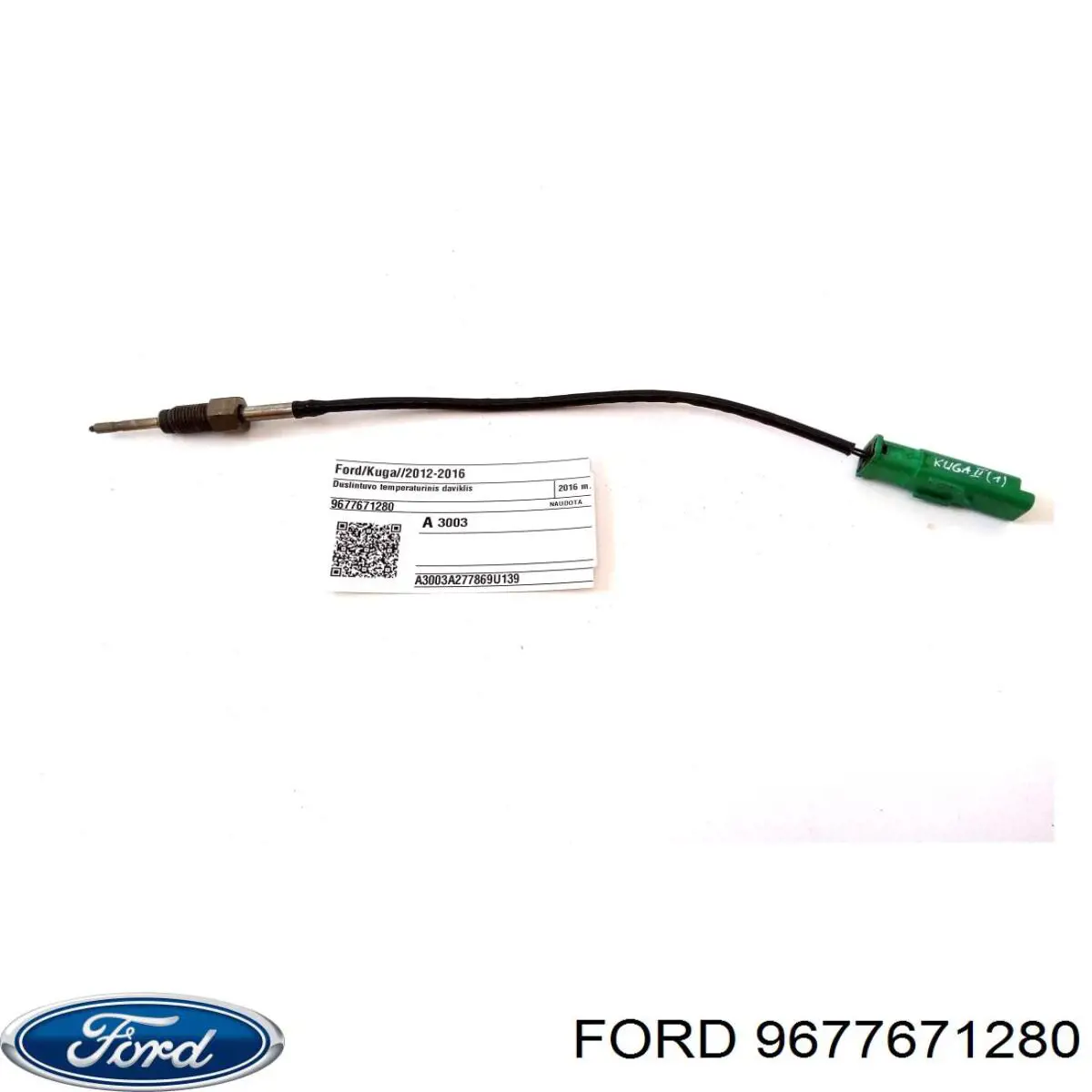 9677671280 Peugeot/Citroen Sensor de temperatura dos gases de escape (GE), antes de turbina