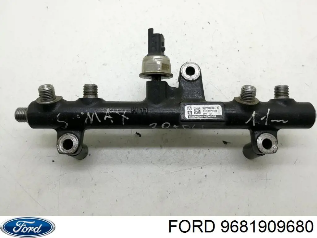 Distribuidor de combustível (rampa) 9681909680 Ford