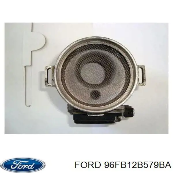 96FB12B579BA Ford Sensor de fluxo (consumo) de ar, medidor de consumo M.A.F. - (Mass Airflow)