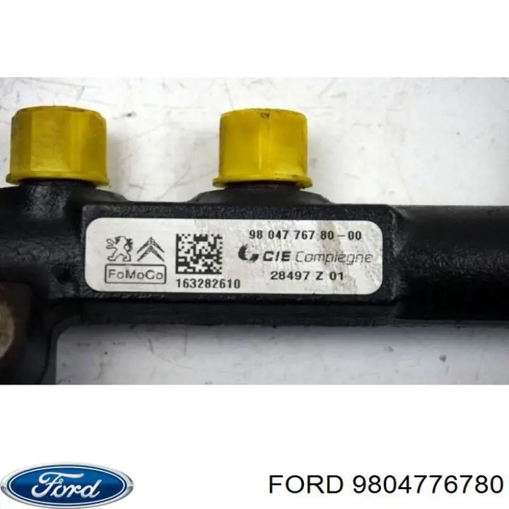 Distribuidor de combustível (rampa) 9804776780 Ford