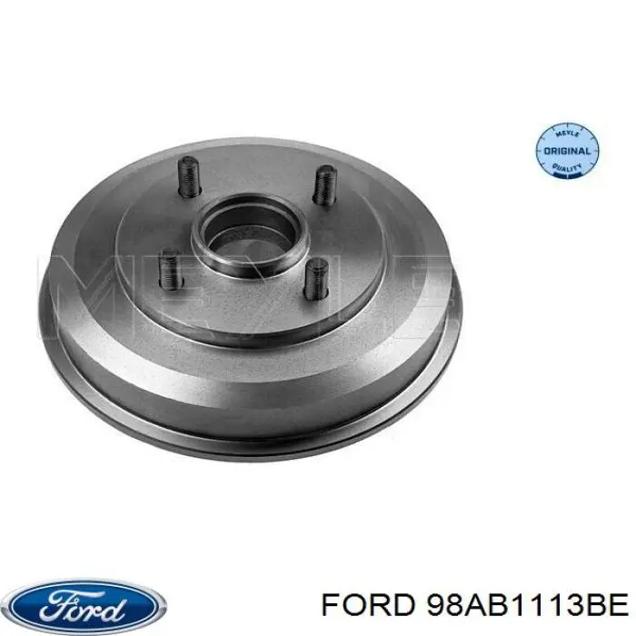 Compre 98AB1113BE Ford Tambor do freio traseiro