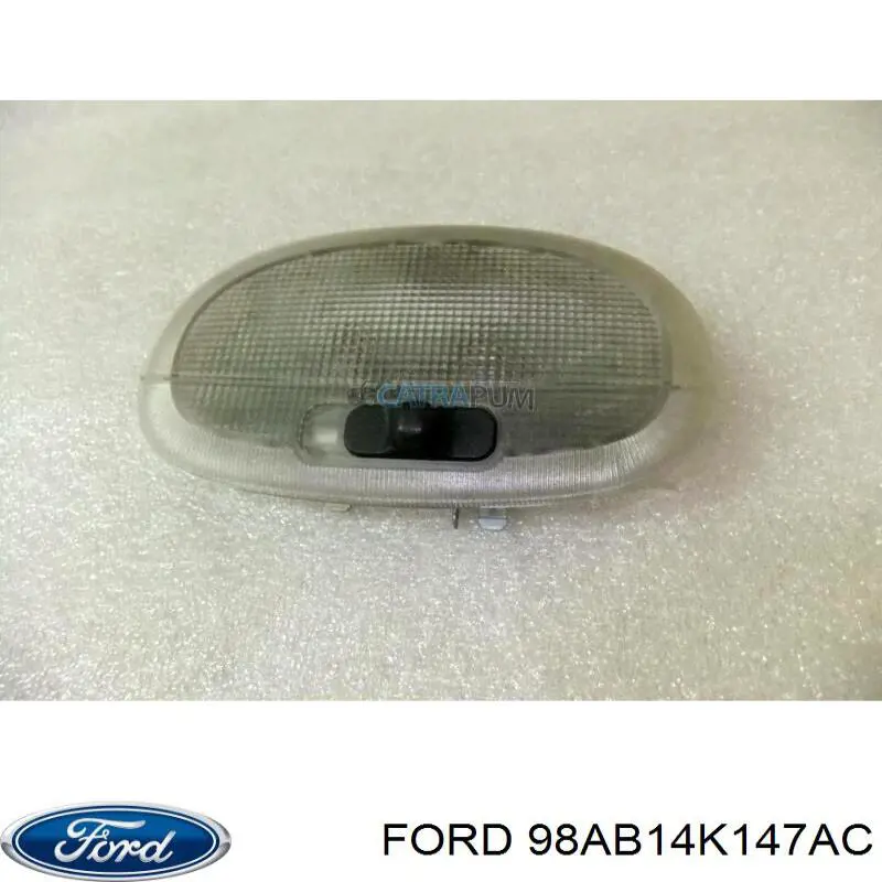 98AB14K147AC Ford Comutador instalado na coluna da direção, de controlo do sistema de áudio
