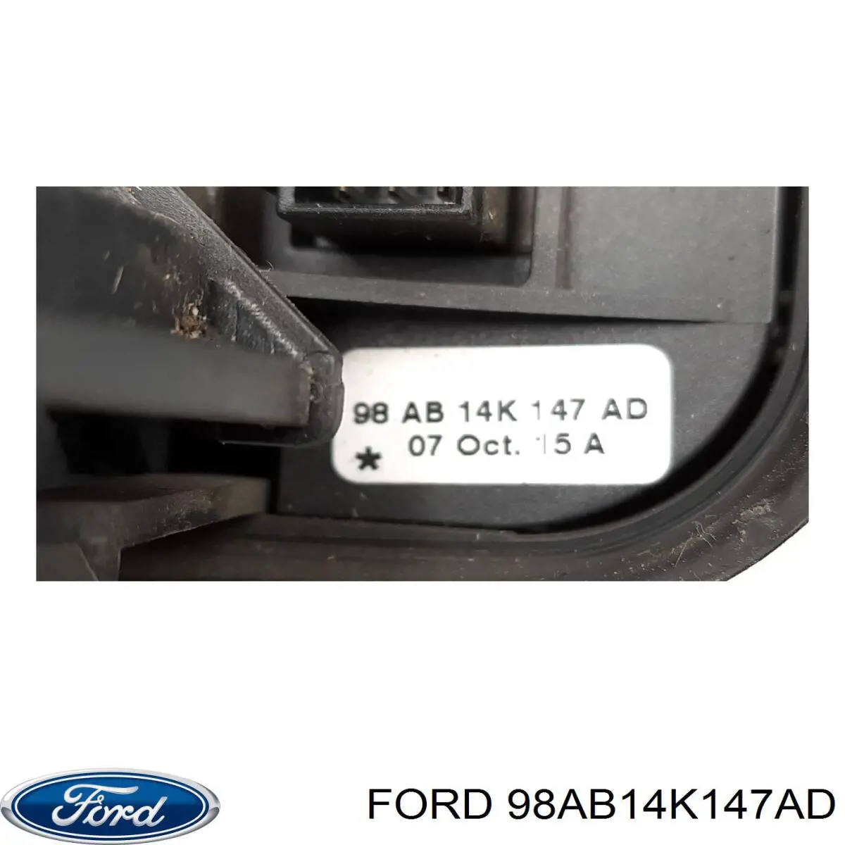 98AB14K147AD Ford Comutador instalado na coluna da direção, de controlo do sistema de áudio