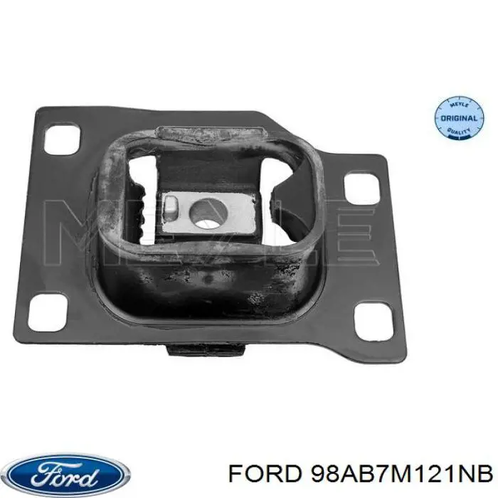 98AB7M121NB Ford Coxim (suporte) esquerdo superior de motor