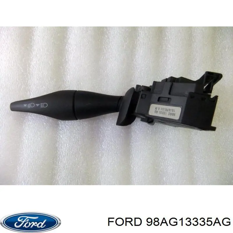 98AG13335AG Ford Comutador esquerdo instalado na coluna da direção