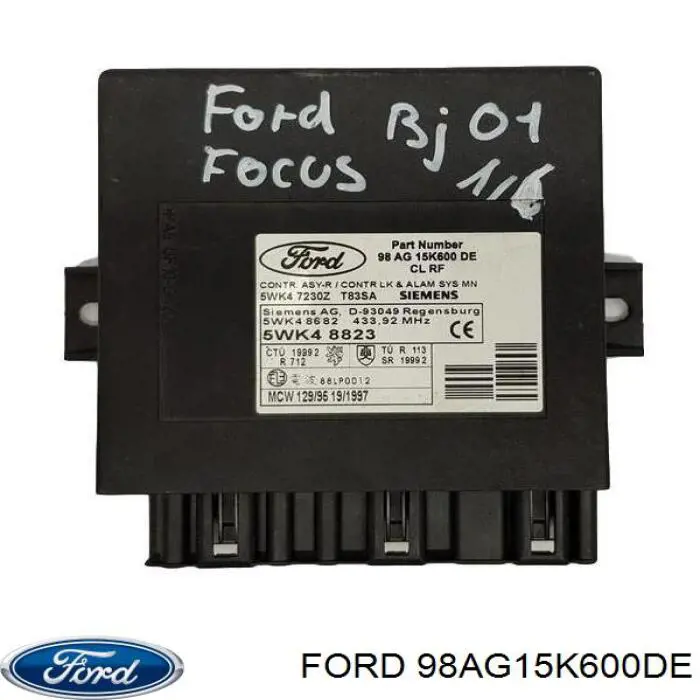 98AG15K600DE Ford 