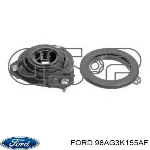 98AG3K155AF Ford Suporte de amortecedor dianteiro