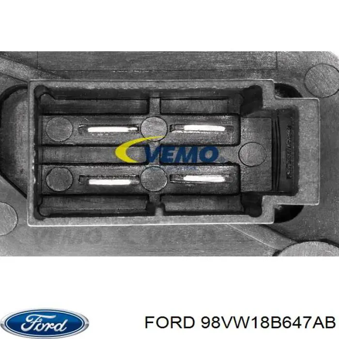 Resistor (resistência) de ventilador de forno (de aquecedor de salão) Ford 98VW18B647AB preço, a partir de 15,48 USD
