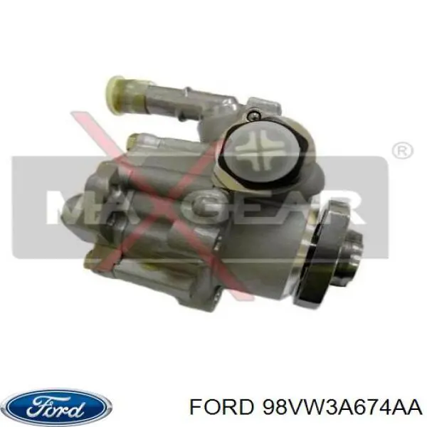98VW3A674AA Ford Bomba da Direção hidrâulica assistida