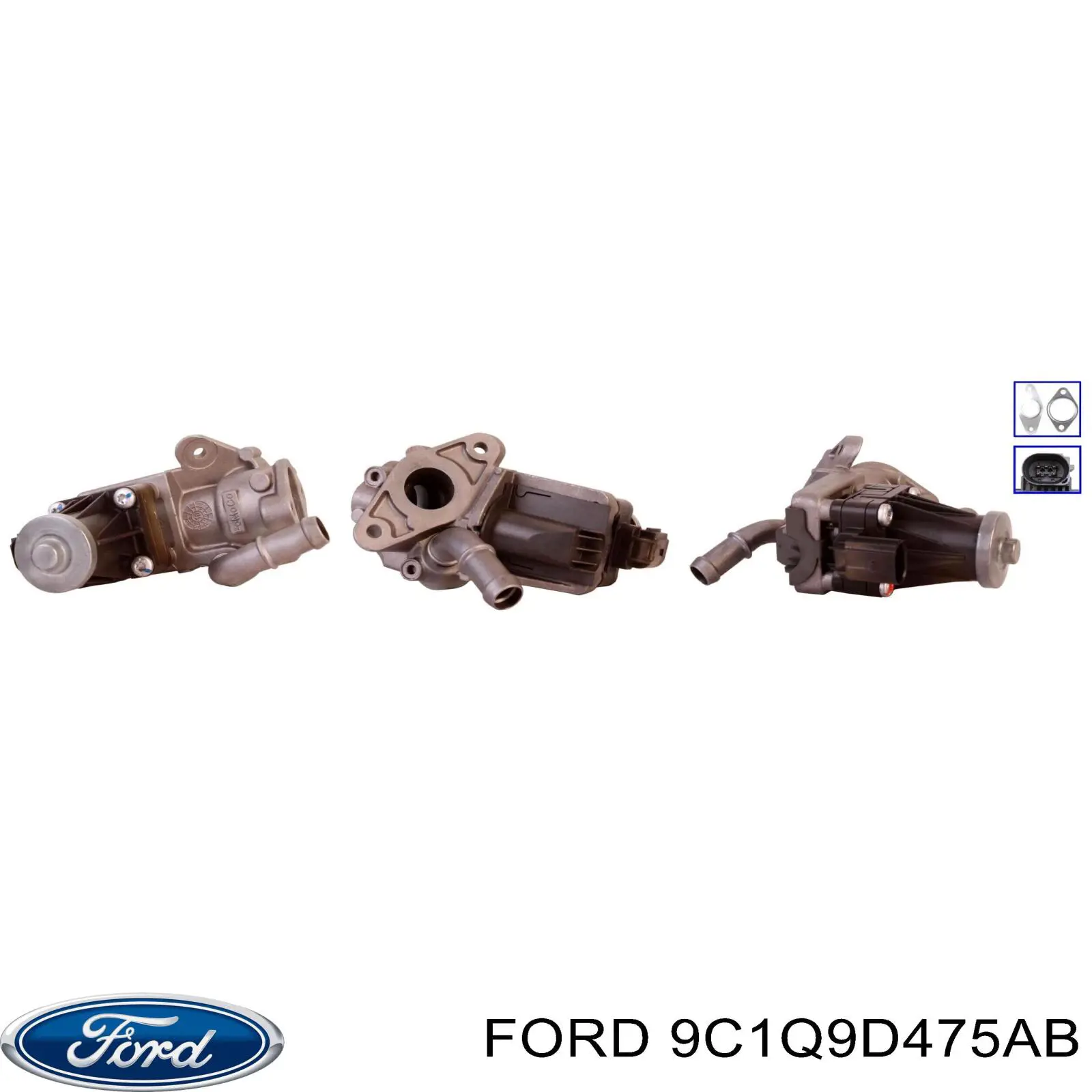 Válvula EGR de recirculação dos gases Ford 9C1Q9D475AB preço, a partir de 110,91 USD