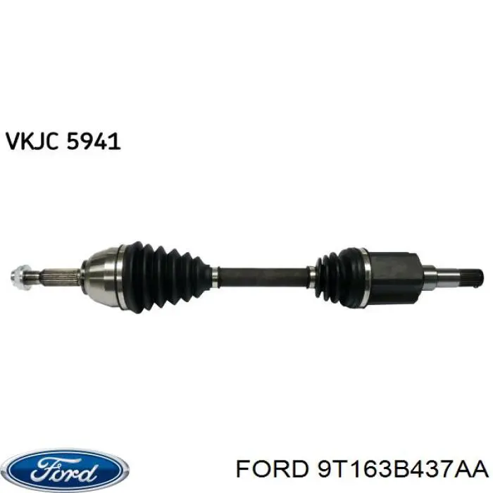 Semieixo (acionador) dianteiro esquerdo Ford 9T163B437AA preço, a partir de 104,04 USD