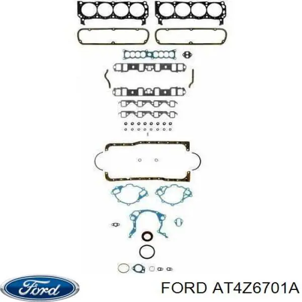 AT4Z6701A Ford Vedação traseira de cambota de motor