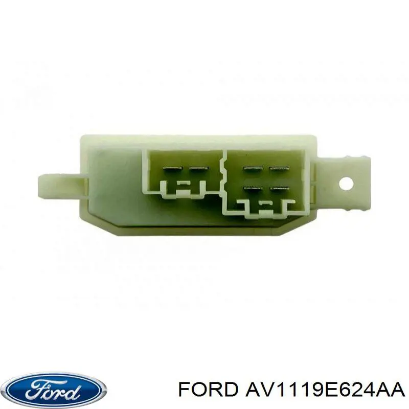 Resistor (resistência) de ventilador de forno (de aquecedor de salão) Ford AV1119E624AA preço, a partir de 52,73 USD