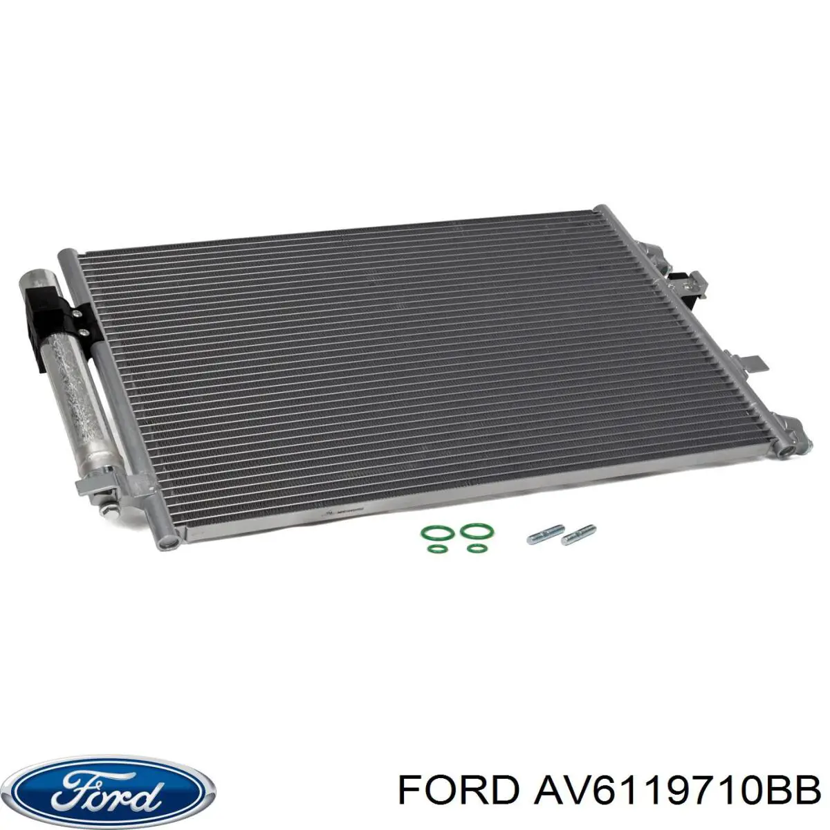 Compre AV6119710BB Ford Radiador de aparelho de ar condicionado