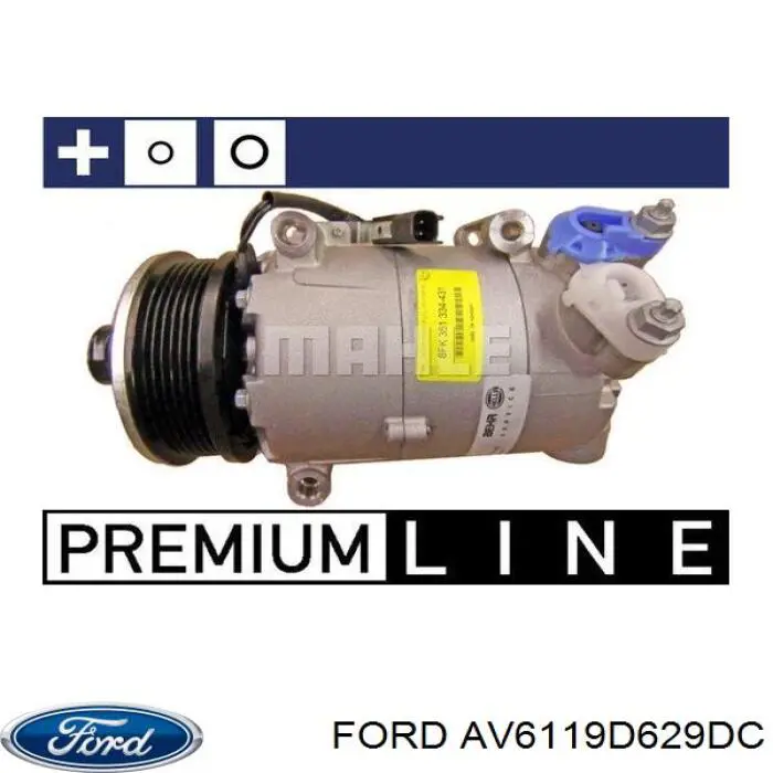 Compressor de aparelho de ar condicionado Ford AV6119D629DC preço, a partir de 312,66 USD
