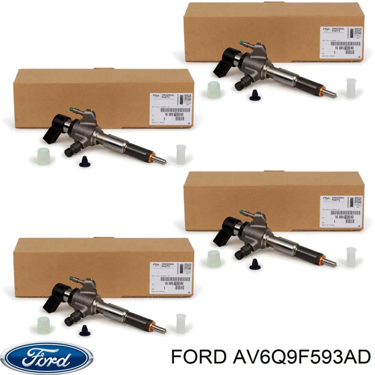 AV6Q9F593AD Ford Injetor de injeção de combustível