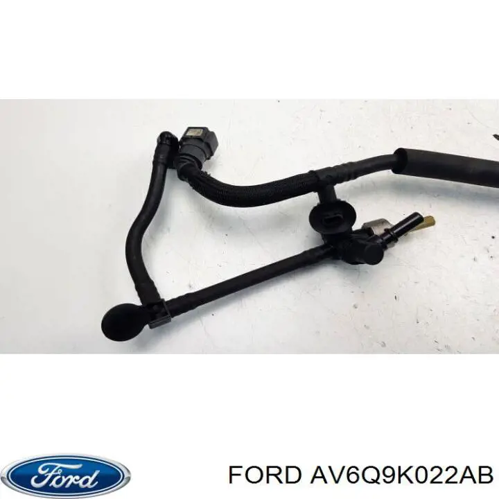 AV6Q9K022AB Ford Tubo de combustível, inverso desde os injetores