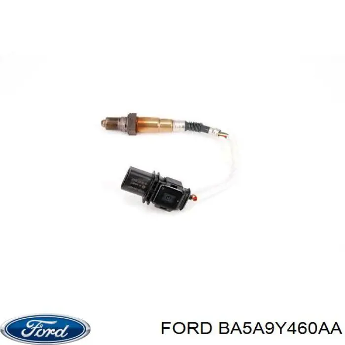 Sonda lambda, sensor esquerdo de oxigênio até o catalisador Ford BA5A9Y460AA