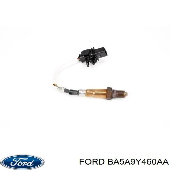 Sonda lambda, sensor esquerdo de oxigênio até o catalisador BA5A9Y460AA Ford