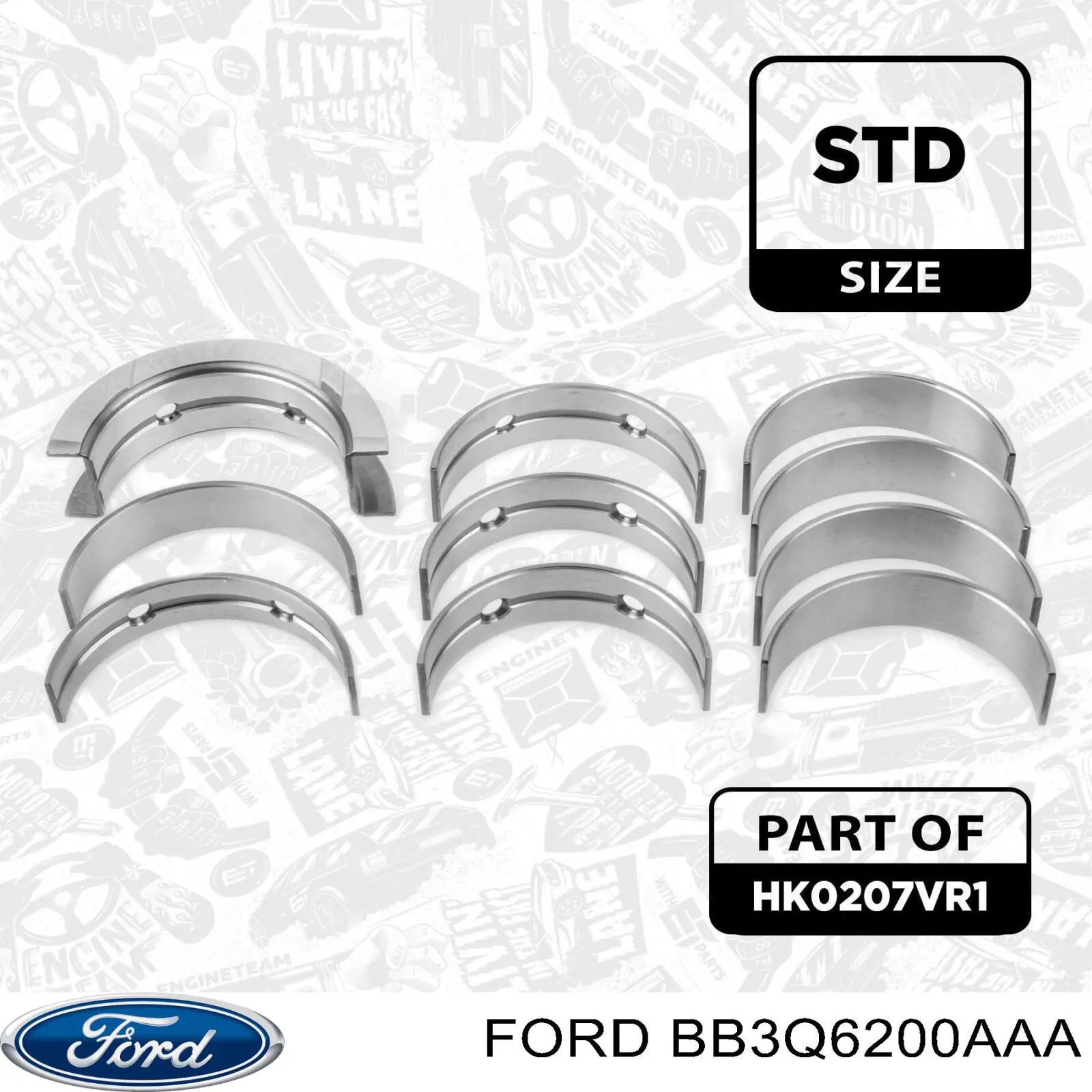 Compre BB3Q6200AAA Ford Biela de pistão de motor