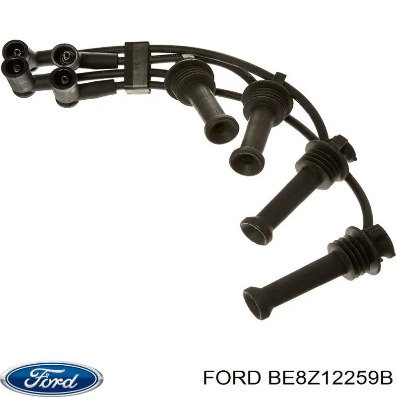 BE8Z12259B Ford Fios de alta voltagem, kit
