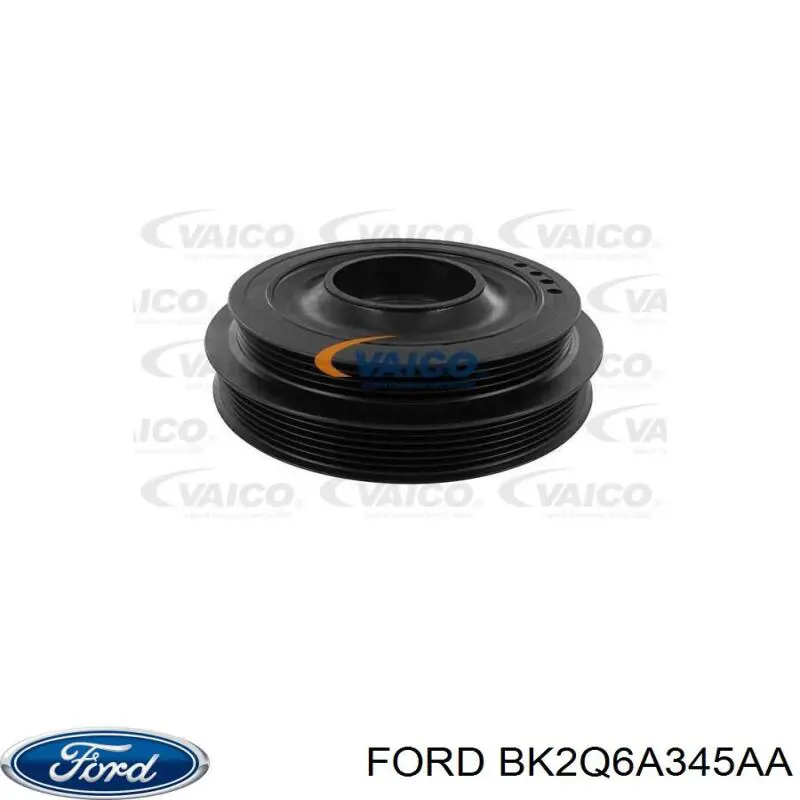 BK2Q6A345AA Ford Parafuso da polia de cambota