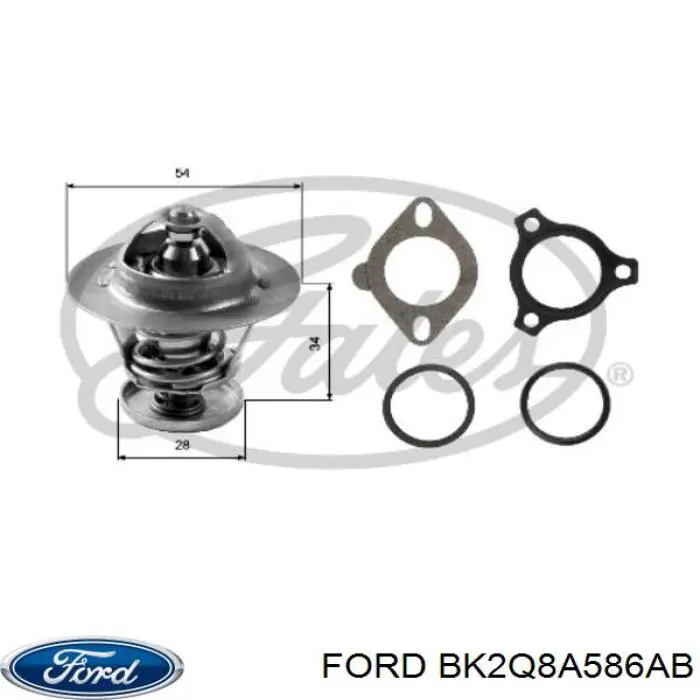 Caixa do termostato Ford BK2Q8A586AB preço, a partir de 41,17 USD