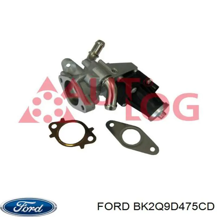 BK2Q9D475CD Ford Válvula EGR de recirculação dos gases