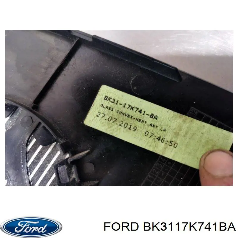 Elemento espelhado do espelho de retrovisão esquerdo Ford BK3117K741BA preço, a partir de 24,43 USD